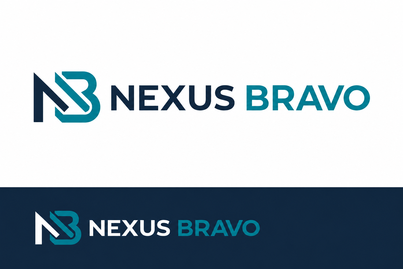 Nexus Bravo — NB monogram and wordmark